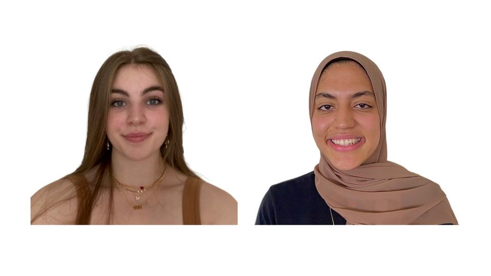 Photograph of Kylie Cole (left) and Basmah Hendy (right)